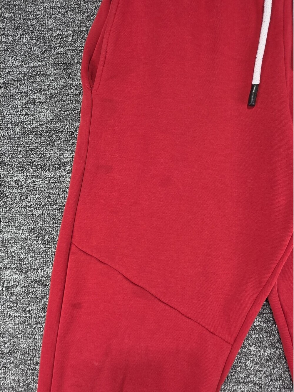 MILLION 400 Men's Red Fleece Jogger Sweatpants Embroidered Pockets XL - Picture 4 of 16